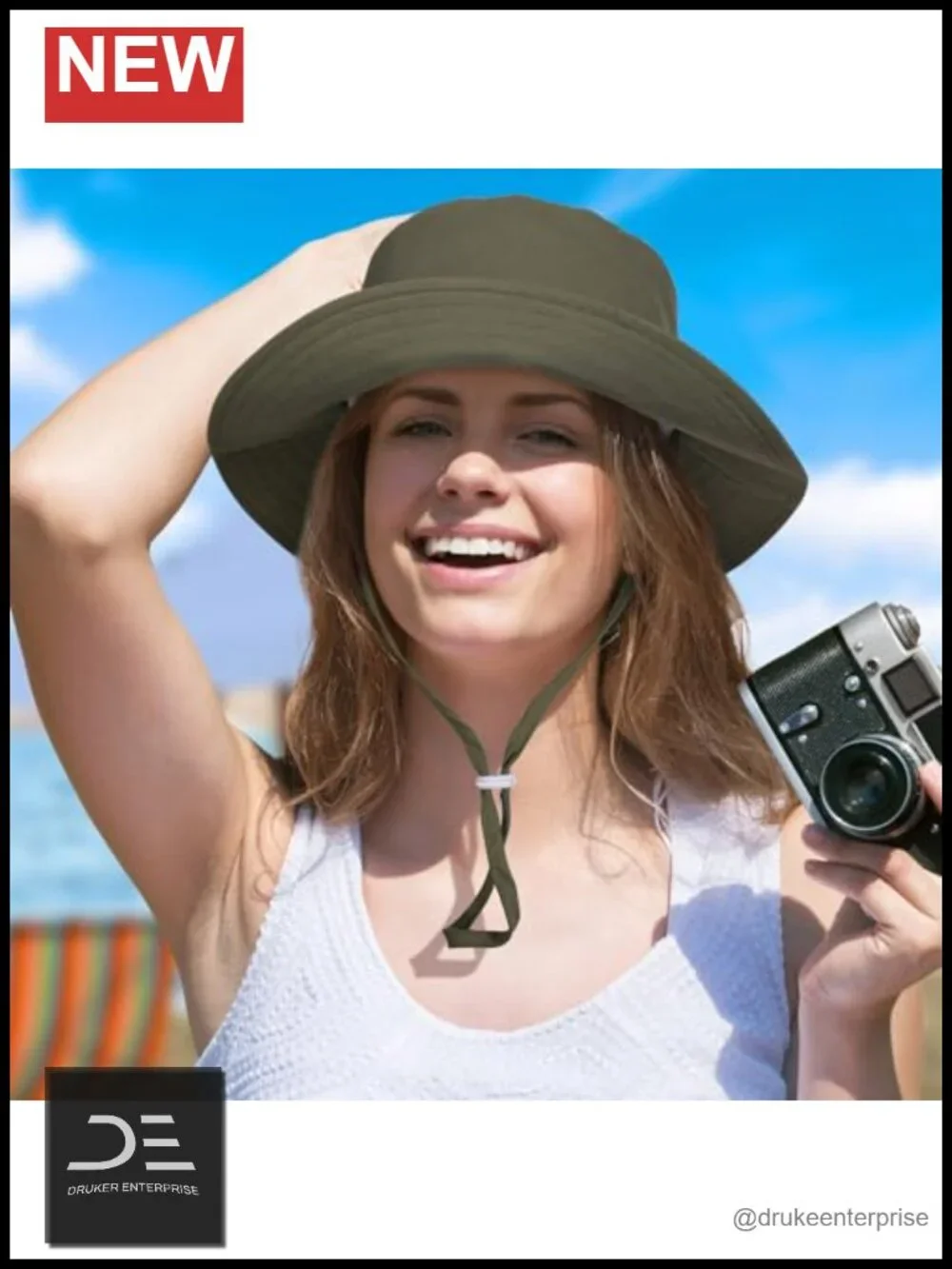 Women Wide Brim Bucket Sun Hat UPF 50+ UV Protection Foldable Beach Hat